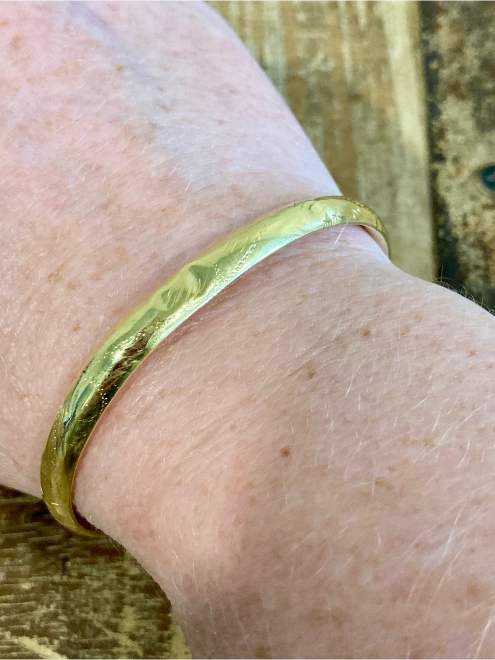 14k Gold Hinged Bangle Bracelet 7 Grams Scrap Broken Jewelry - Picture 14 of 17